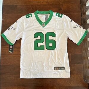 Saquon Barkley Philadelphia Eagles Jersey Adult Size Large